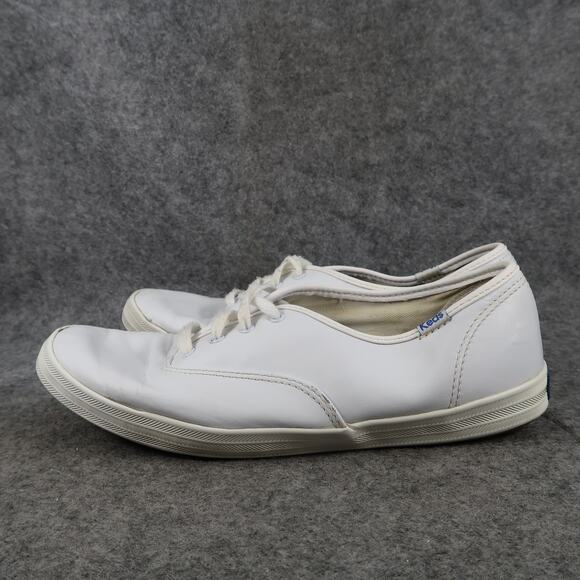 Keds Shoes Womens 9 Casual Sneakers Trainers Champion Lace Up Low White Leather - Picture 5 of 13